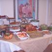 Thanksgiving buffet style meal
